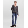 Vero Moda Women's VMCREWLEFILE LS V-Neck Blouse NOOS Pullover Sweater,