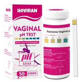Vaginal pH Balance Test Strips, 50 Feminine pH Test Kit for Women Yeast Infection & BV Monitor, Accurate Acidity & Alkalinity Balance