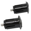 BBB Cycling BHT-96 ScrewOn Handlebar Tape Endcaps for Road Bikes,