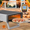 12" Portable Propane Pizza Oven - Heats to 950°F in