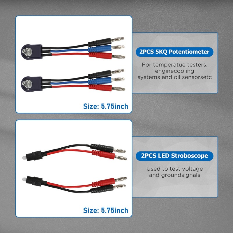 Autory 104PCS Automotive Circuit Test Leads Kit, Multimeter Terminal Test