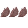 3pcs Stretchable Stocking Wig Cap Breathable Nylon Mesh Hat for