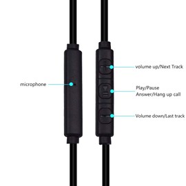 Sqrmekoko Replacement Headphone Audio Cable Cord for Bose Around Ear AE2 AE2i Headphones (MIC)