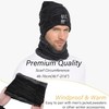 Bequemer Laden Mens Winter Beanie Hat Scarf Set Warm Knit
