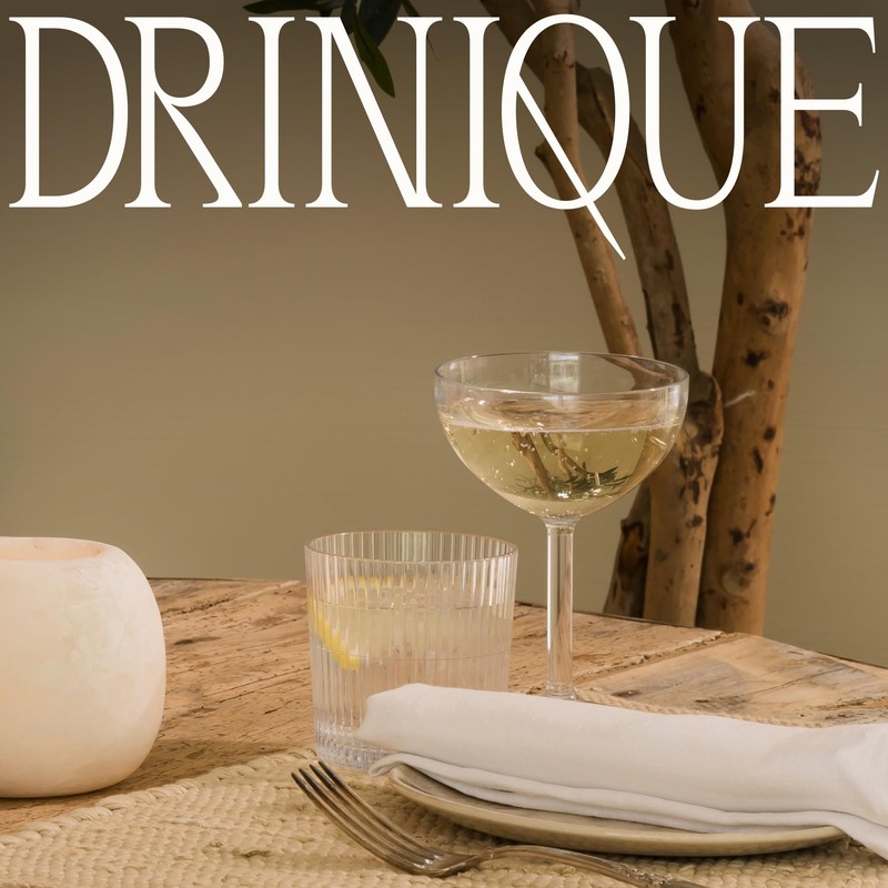 Drinique Unbreakable Coupe Champagne Glasses (Set of 4) 8oz Classic
