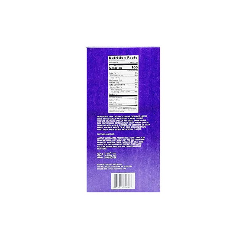 Holiday Candies, Coconut Bonbons, Kosher for Passover, 6 OZ