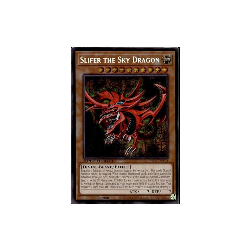Slifer The Sky Dragon - SBC2-ENA01 - Prismatic Secret Rare