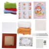 Needle Felting Kit Photo Frame Wool Felting Supplies Animal Plush