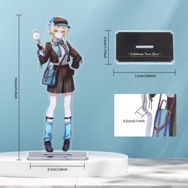 UTIEHD Genshin Impact Character Display Stand Anime Acrylic Figure for Collectors (Lumine)