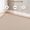 Bartuke Cat Food Mat, 40" x 28" Extra Large Silicone