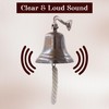 Solid Brass Wall Mounted Ship Hanging Bell for Reception, School,