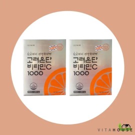 Goryeo Eundan Korea Eundan Vitamin C 1000 120 tablets x 2 boxes (8 months supply) V / 고려은단 비타민C 1000 120정 x 2박스 (8개월분) V