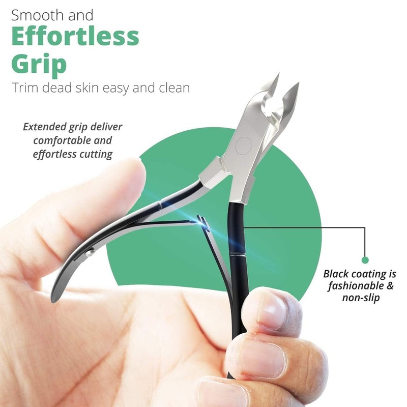 GREEN ESTETICA Professional Cuticle Trimmer Nail Cuticle Cutter Stainless Steel