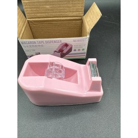 Does Not Apply Desktop Tape Dispenser Macaron Cute Adhesive Roll Holder Pink Tape Dispenser