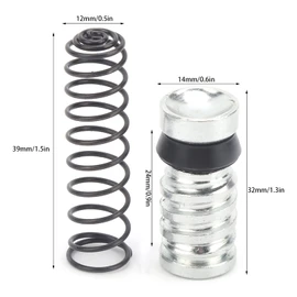 Piezas de Reparación de Reconstrucción del Cilindro Maestro del Freno Trasero, 14 Mm Kits de Reparación de émbolo de Pistón de Bomba de Freno de Embrague de Motocicleta Ajuste de Aleación de Aluminio