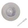 10PCS Thin Diamond Cutting Disc with Rod Round Grinding Sanding