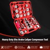 8MILELAKE 35pcs Disc Brake Caliper Tool Kit, Heavy Duty Disc
