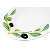Lashuma Handmade oval serving plate made of Italian ceramic in