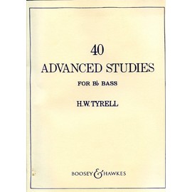 40 Advanced Studies for Bb Bass Tuba – H.W. Tyrell Sheet Music for Tuba Players | Classical and Contemporary Etudes for Technique and Performance | Boosey and Hawkes Music Book