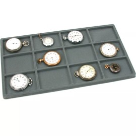 FindingKing 5 12 Gray Compartment Tray Insert Display Showcase