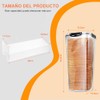 Caja para Pan con Bandeja, Contenedor para Pan con Tapa