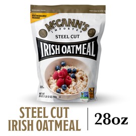 McCann's Irish Oatmeal, Traditional Steel Cut Oats, 28 Ounce Bag