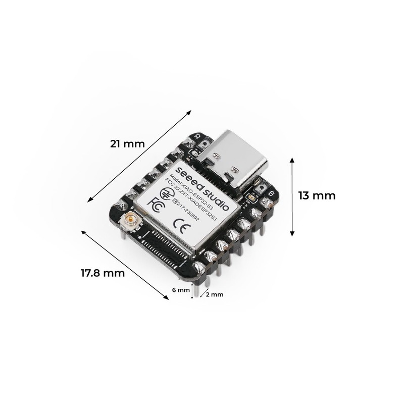 Seeed Studio XIAO ESP32S3 (Pre-Soldered)
