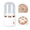Rotate Dustproof Makeup Brushes Holder Storage 5 Compartments Waterproof Makeup