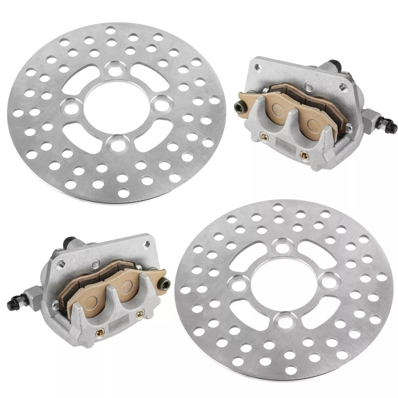 Caltric Front Left Right Brake Caliper w/Disc for Yamaha Raptor