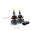 iplusmile Car Led Headlight Bulbs 9006 Led Headlights High Performance