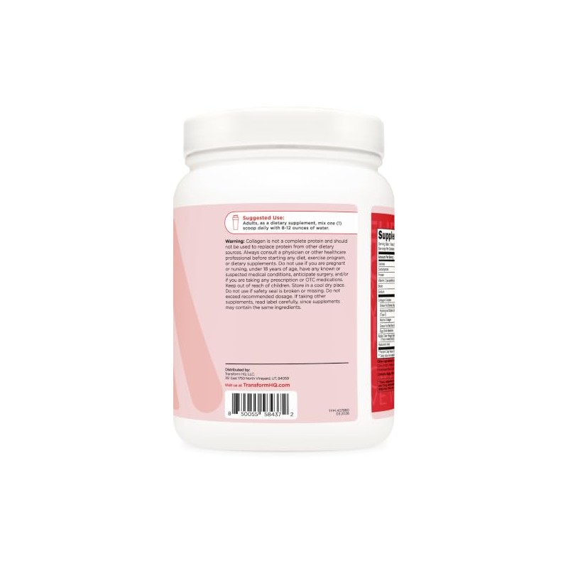 Transformhq Beauty Collagen Porciones Ponche Frutas Fórmula Cabello Piel Uñas