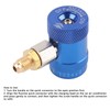 Car A/C Quick Adapter Low Pressure Fluoride Liquid Filling Couplers