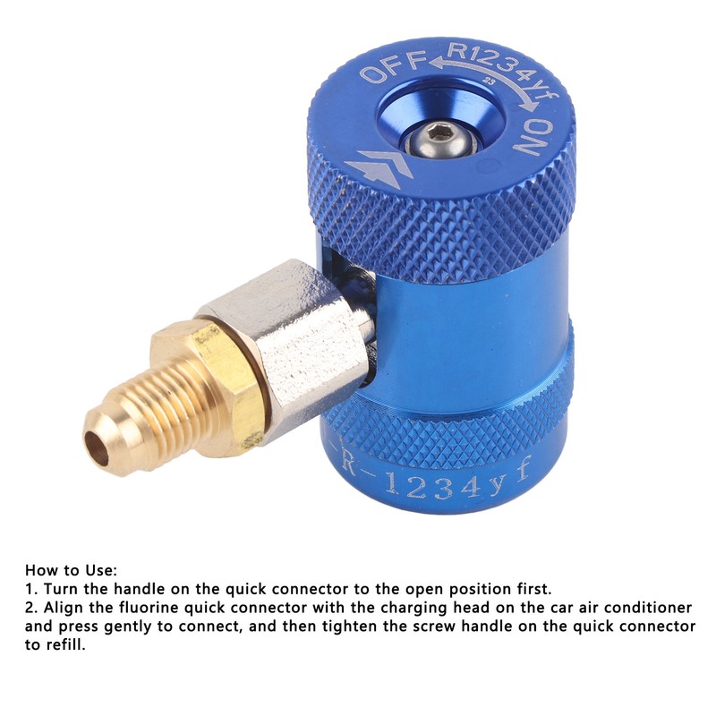 Car A/C Quick Adapter Low Pressure Fluoride Liquid Filling Couplers