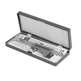 MUNEFE Welding Gauge, Stainless Steel Welding Pipe Gauge, Welding Gauge Inch Gage for Measure Pipe Walls Internal Misalignments Scribing Welds