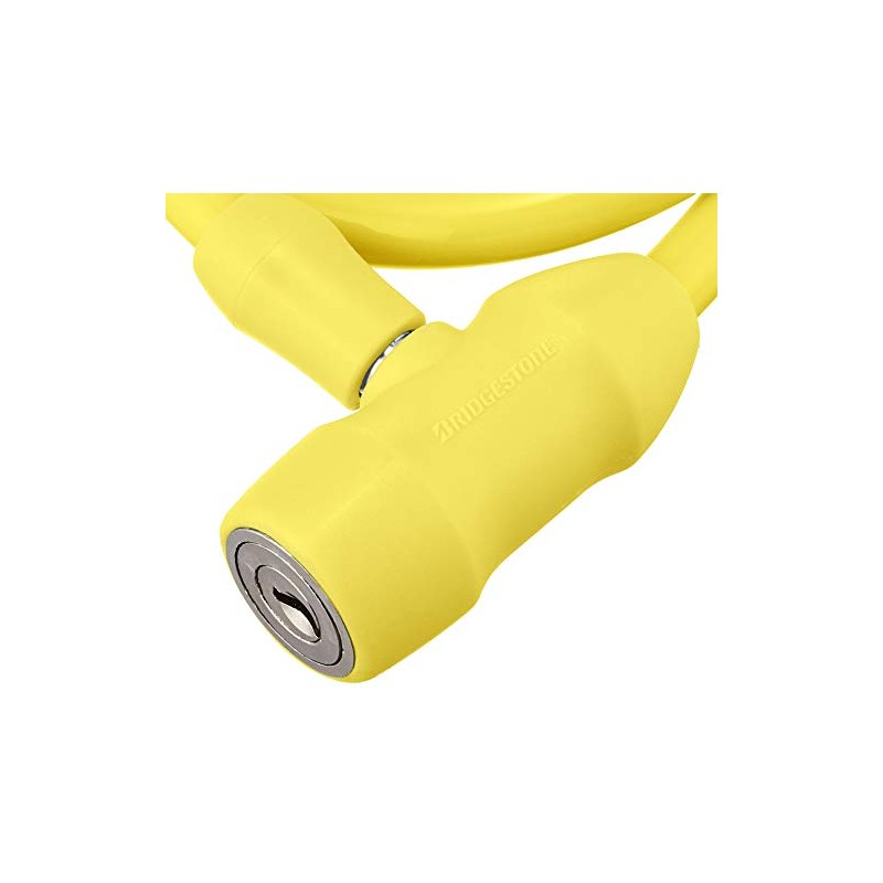 Bridgestone Wire Lock Tough Guard, Bicycle Lock, yellow