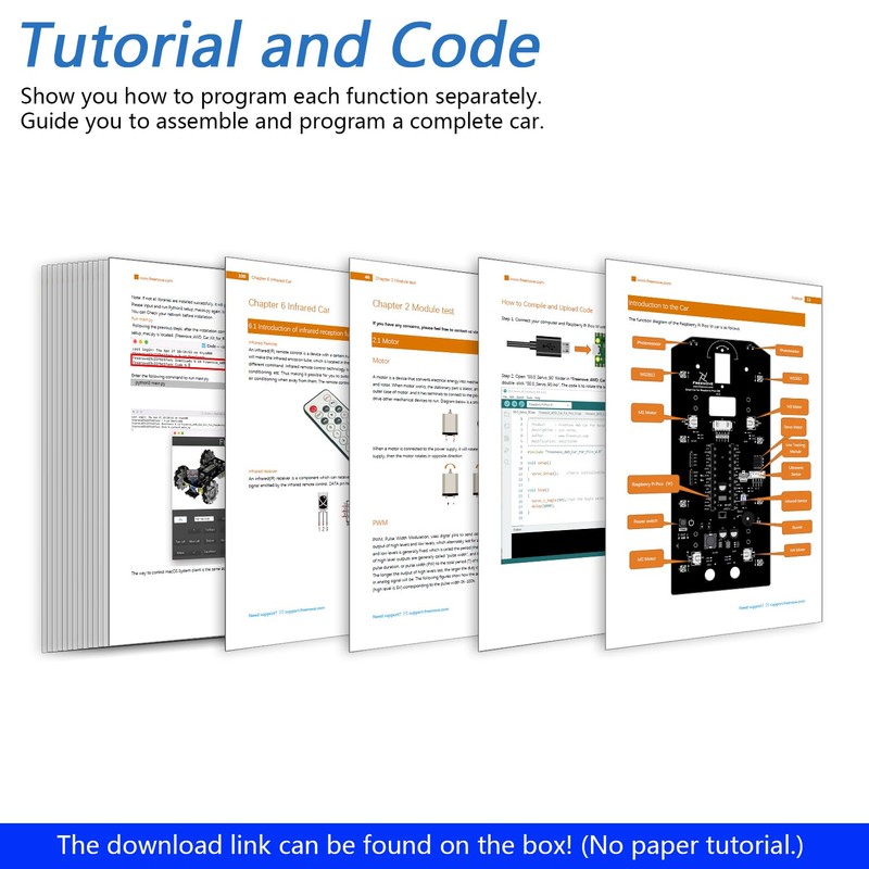 Freenove Mecanum Wheel Car Kit for Raspberry Pi Pico (Included)