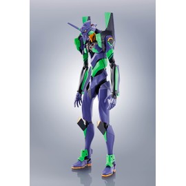 Robot Spirits Evangelion BAS62117 Evangelion First Unit + Casius Spear (Renewal Color Edition), Approx. 6.7 inches (170 mm), ABS & PVC Pre-painted Action Figure