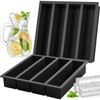Vinkoe Kitchen Silicone Ice Cube Trays Large for Whisky, Collins