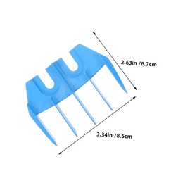 Mipcase 2pcs Wool Shear Card Scissors Professional Clipper Guide Cutting Accessory Sheep Shears Guard Accessory Grooming Trimmer Guide Electric Wool Shears Replacement Blue Plastic