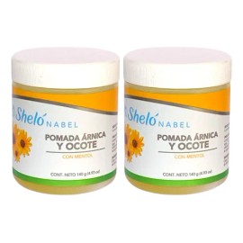 Pomada Arnica Y Ocote Shelo Nabel® 140grs. 2 Piezas