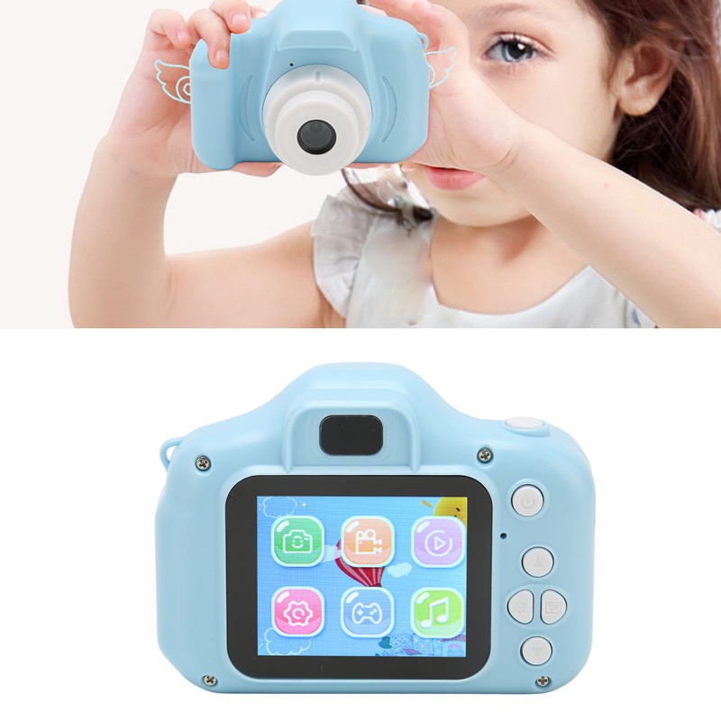 Kids Digital Camera Multi Mode Filter Front Rear 8MP Cute