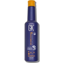 GK HAIR Global Keratin Silver Bombshell Purple Shampoo (9.5 Fl Oz280ml) Para Cabello Rubio, Platino, Cenizo, Plateado y Gris Hidrata Cabello Seco y...