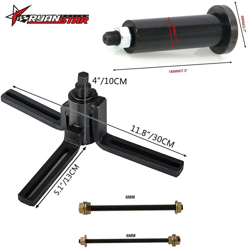 RYANSTAR RACING Crank Case Splitter Separator and Crank Puller Installation