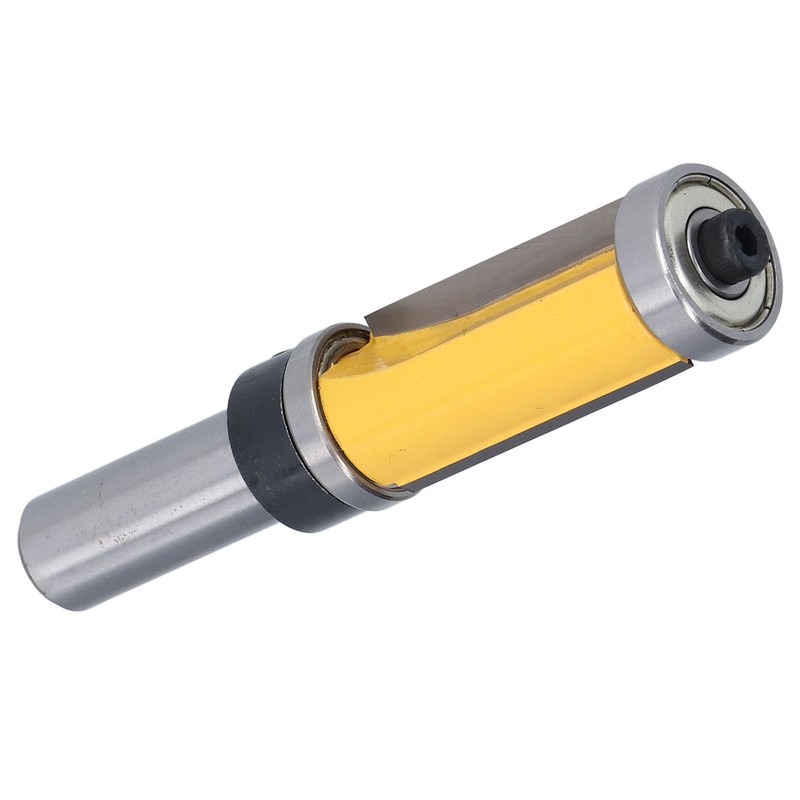 1/2in Shank Flush Trim Bit Double Bearings Straight Milling Cutter
