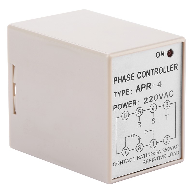 APR-4 Phase Loss Reverse Protection Relay Phase Sequence Controller 10A