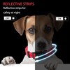 Maiiu Reflective Dog Collar with Safety Locking Buckle, Adjustable Soft