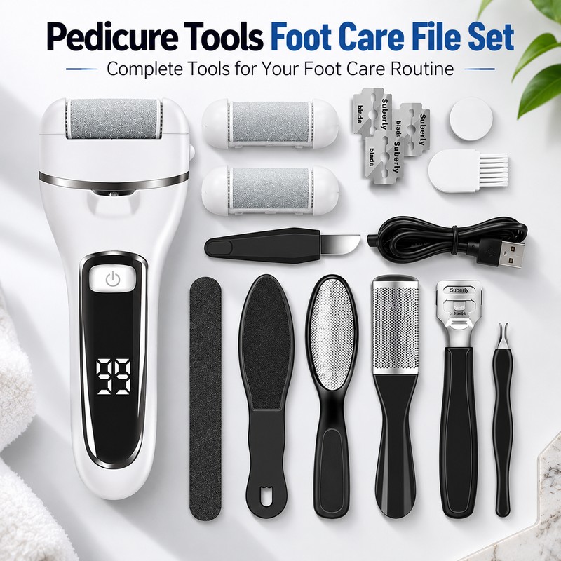 Pedicure Tools Foot Care File Set for Callus Care –