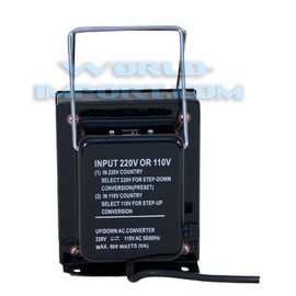 Starlite 1500 Watt Step Up/Down Voltage Converter Transformer WTG-1500, 5 Year Warranty, Fuse Protection - Two Way Transformer - 110 to 220 V or 220 to 110 V 110/120/220/240V