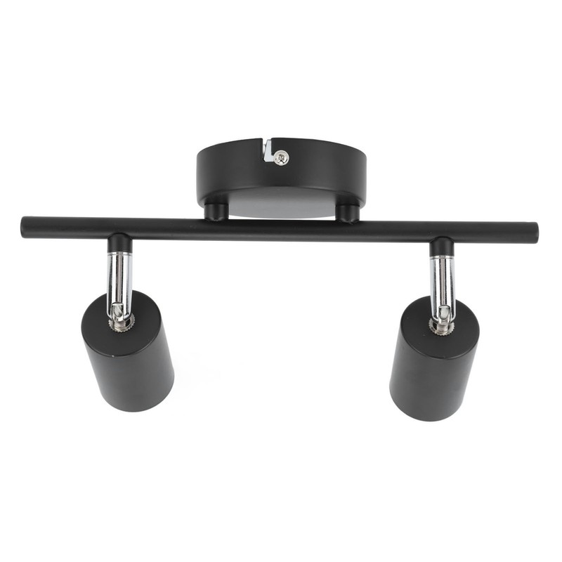 Flush Mount Ceiling Track Light Holder 2 Light Rotating Adjustable