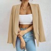 KateModa Womens Casual Blazer Long Sleeve Open Front Shawl Collar